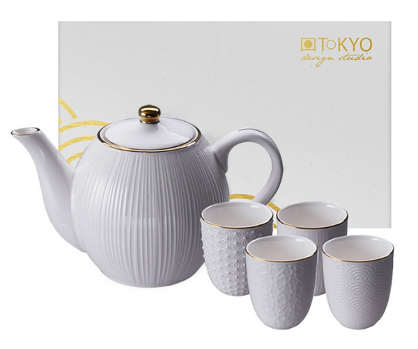 Nippon White Tea Set-Lines at Tokyo Design Studio (picture 1 of 7)