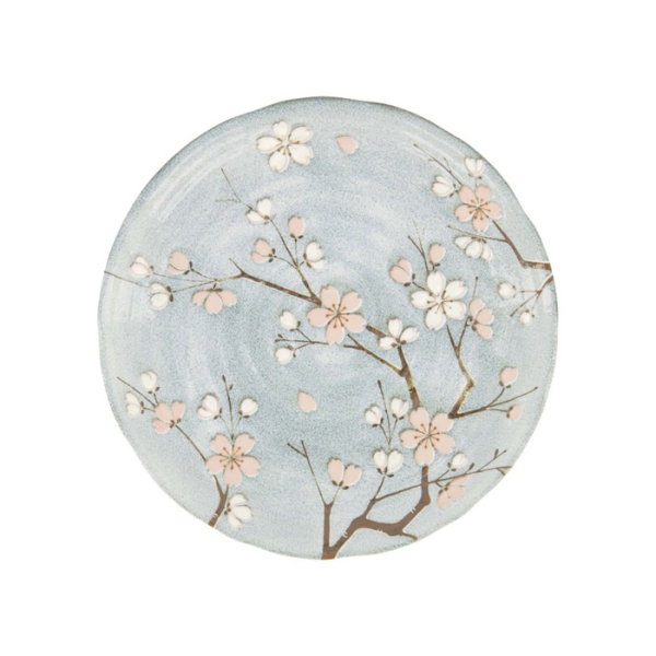 Teller Fujisakura Grau, Porzellan, Ø 24,7 cm, Art.-Nr. 617508