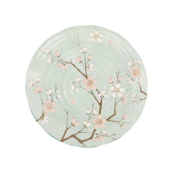 Teller Fujisakura Grün, Porzellan, Ø 24,7 cm, Art.-Nr. 617515