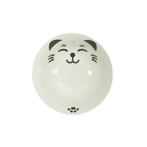 TDS, Schale, Kawaii Cat Neko, Weiß, Ø 15x7cm, 500ml - Art Nr. 617591