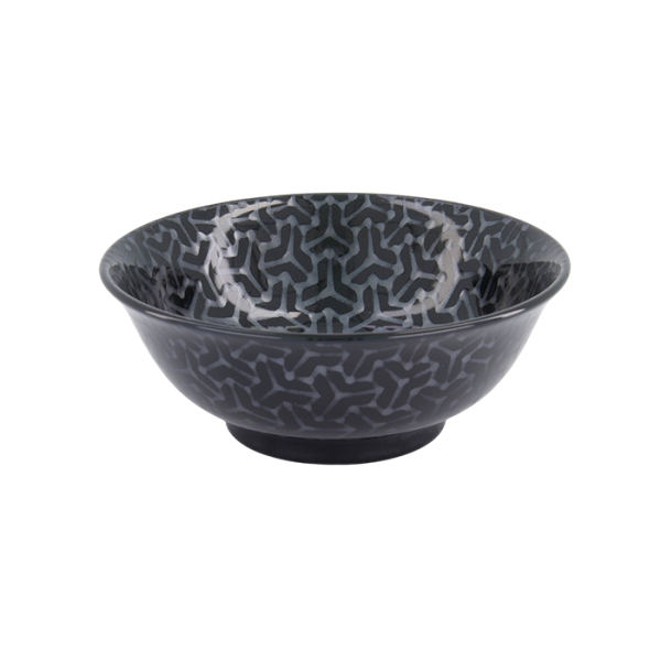TDS, Ramenschale, Kuromonyo Kumi Kikko, Schwarz, Ø 20,5x8cm, 1200 ml- Art Nr. 617928