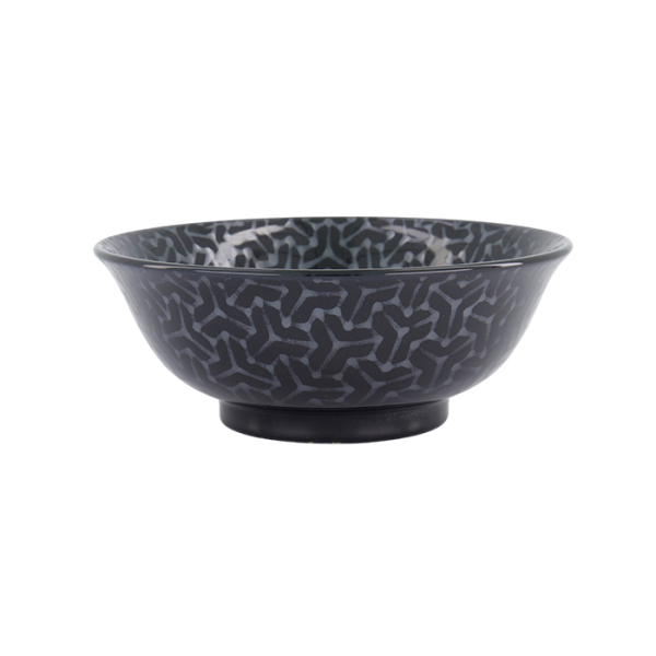 TDS, Ramenschale, Kuromonyo Kumi Kikko, Schwarz, Ø 20,5x8cm, 1200 ml- Art Nr. 617928
