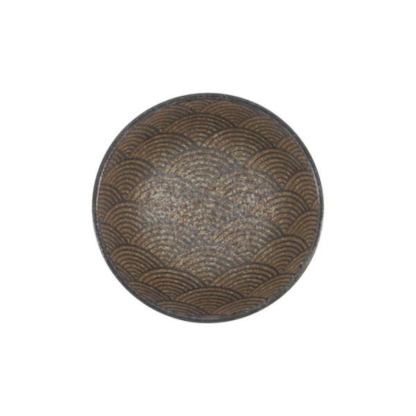 Ramen Bowl Minoyaki Bronze Brown, Porcelain, 1 l, Item No. 618574