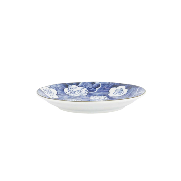 TDS, Teller, Mino Blue Ume, Blau/Weiß, Ø 16x2,5cm, Art.-Nr. 618666