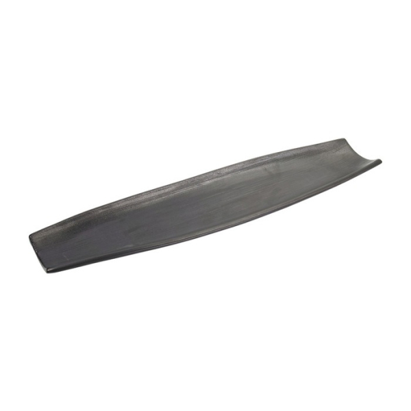 Oval Serving Plate Mino Craft Black, Stoneware, 50 × 12.5 × 2 cm, Item No. 7467