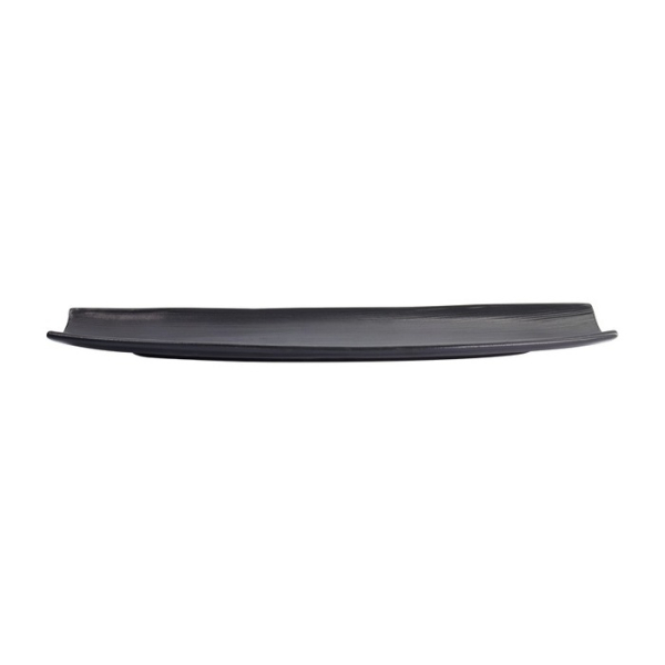 Oval Serving Plate Mino Craft Black, Stoneware, 50 × 12.5 × 2 cm, Item No. 7467