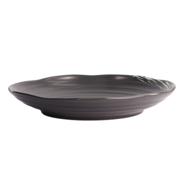 Teller Black Maru, Porzellan, Ø 21,6 cm, Art.-Nr. 7486