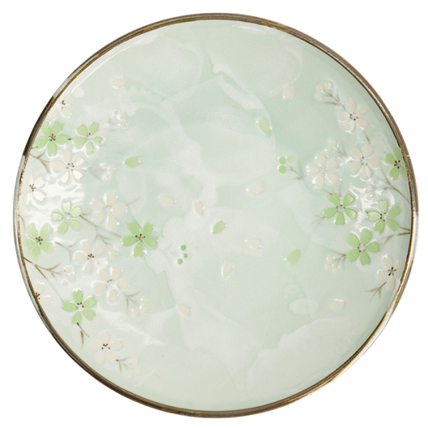 TDS, Teller, Green Cosmos, Ø 25.5x3.5cm, Art.-Nr. 7800