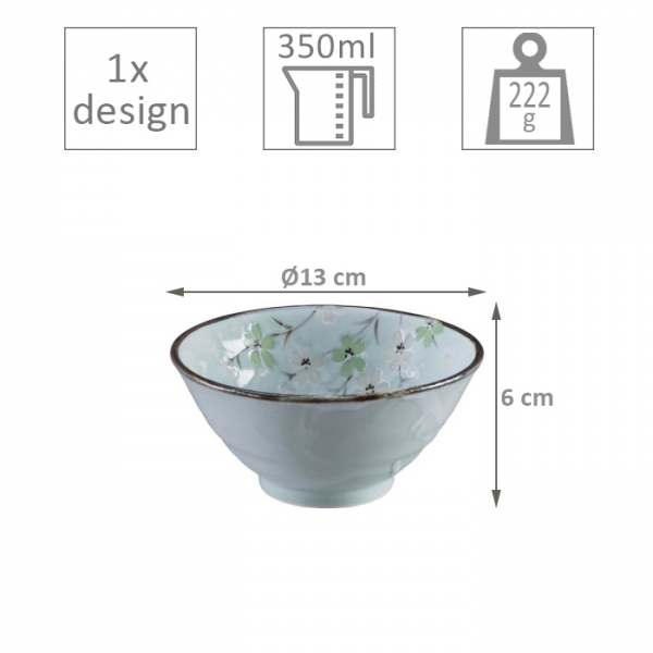 Green Cosmos 4 Bowls Set at Tokyo Design Studio (picture 5 of 5)