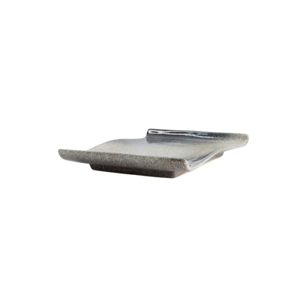 Sushi Plate Tajimi Blue, Grey, White, Stoneware, 21.7 × 15 × 2.5 cm, Item No. 7999