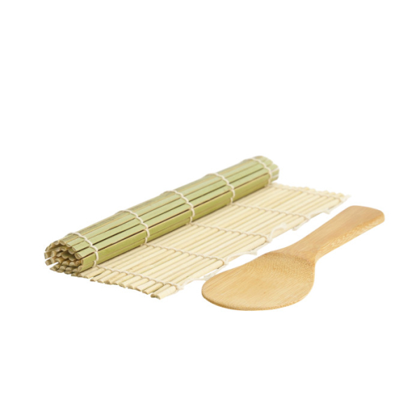 TDS, Sushi Bambusmatte mit Reis-Spatel Shimoji, Kitchenware, 24 cm x 24 cm, Art.-Nr. 8318