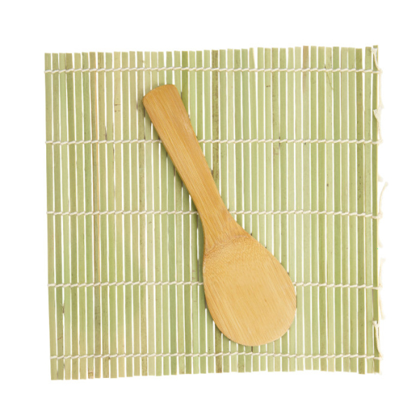 TDS, Sushi Bambusmatte mit Reis-Spatel Shimoji, Kitchenware, 24 cm x 24 cm, Art.-Nr. 8318