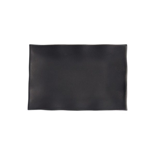 Serving Platter Zen Black, Melamine, 22.5 × 15 × 2.3 cm, Item No. 8554