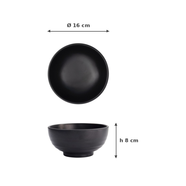 Rice Bowl, Melamine, 700 ml, Item No. 8555