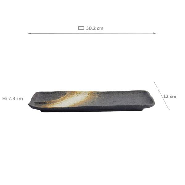 TDS, Plate, Shared Dining, 30.2x12x2.3cm, Item No. 14324