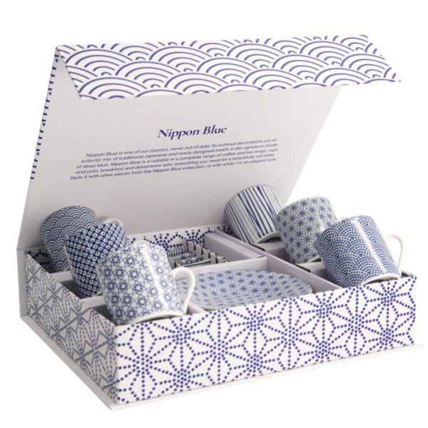 Espresso-Set Nippon Blue, 18-tlg., Porzellan, 80 ml, Art.-Nr. 14887