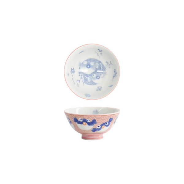 Schale Kawaii Fisch Rosa, Porzellan, 300 ml