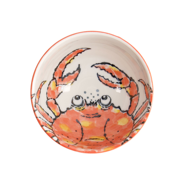 TDS, Bowl, Seafood, Ø 13.2 x 6.8 cm, 500 ml, Crab, Red- Item No. 15483