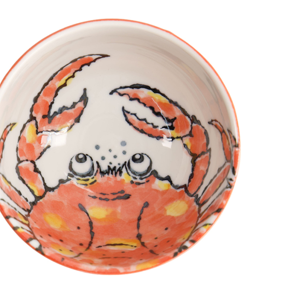 TDS, Bowl, Seafood, Ø 13.2 x 6.8 cm, 500 ml, Crab, Red- Item No. 15483