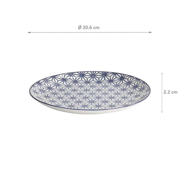 TDS, Teller Set, 4-tlg., Nippon Blue, Ø 20,6 x 2,2 cm - Art Nr. 17959