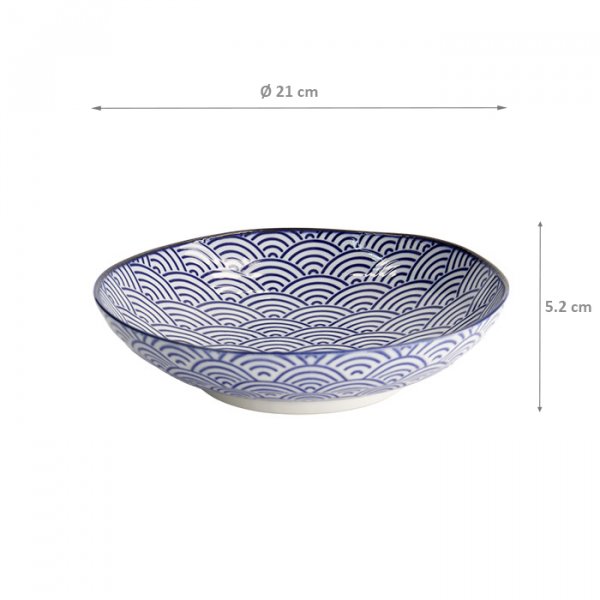Nippon Blue Pasta-Teller bei Tokyo Design Studio (Bild 6 von 6)
