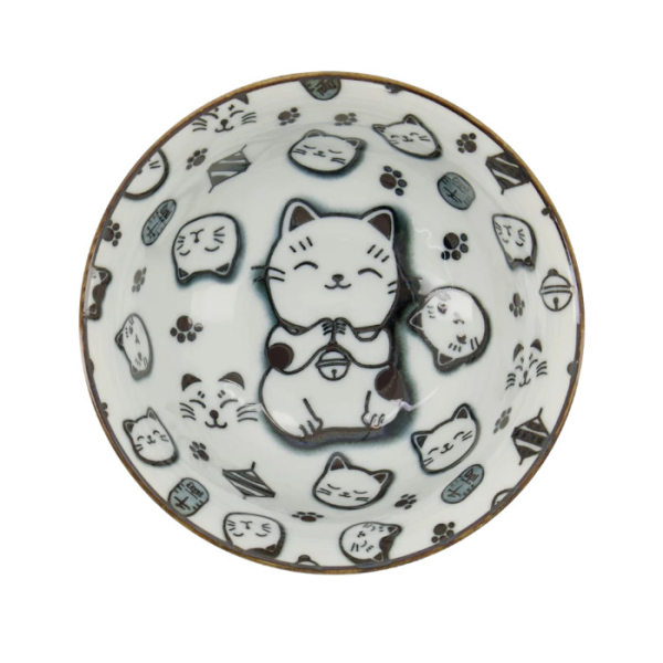 Kawaii Glückskatze (Lucky Cat) Neko Schale bei Tokyo Design Studio (Bild 2 von 5)