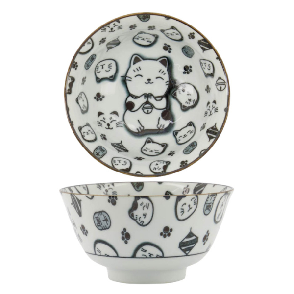 Kawaii Glückskatze (Lucky Cat) Neko Schale bei Tokyo Design Studio (Bild 1 von 5)