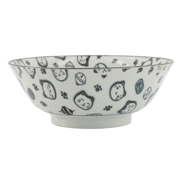 Kawaii Glückskatze (Lucky Cat) Neko Ramen-Schale bei Tokyo Design Studio (Bild 3 von 5)
