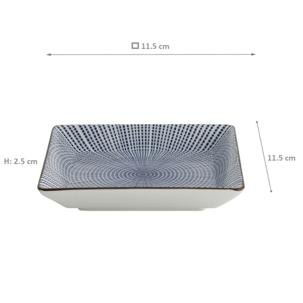TDS, Angled Plate, Sendan Tokusa, 11.5 cm x 11.5 cm, Item No. 16567