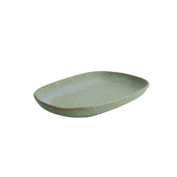 Sushi-Platte Vert Sauge Grün, Steinzeug, 19 × 13 cm, Art.-Nr. 16658