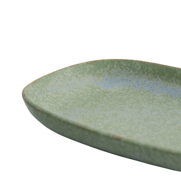 Sushi-Platte Vert Sauge Grün, Steinzeug, 19 × 13 cm, Art.-Nr. 16658