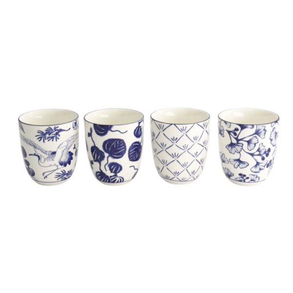 Tea Cup Set Flora Japonica, 4-piece, Porcelain, 170 ml, Item No. 16728
