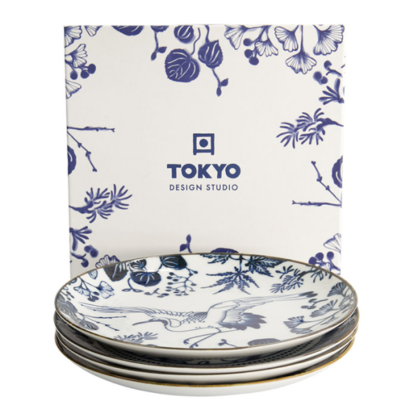 4 pcs Plate Set at Tokyo Design Studio (picture 1 of 8)