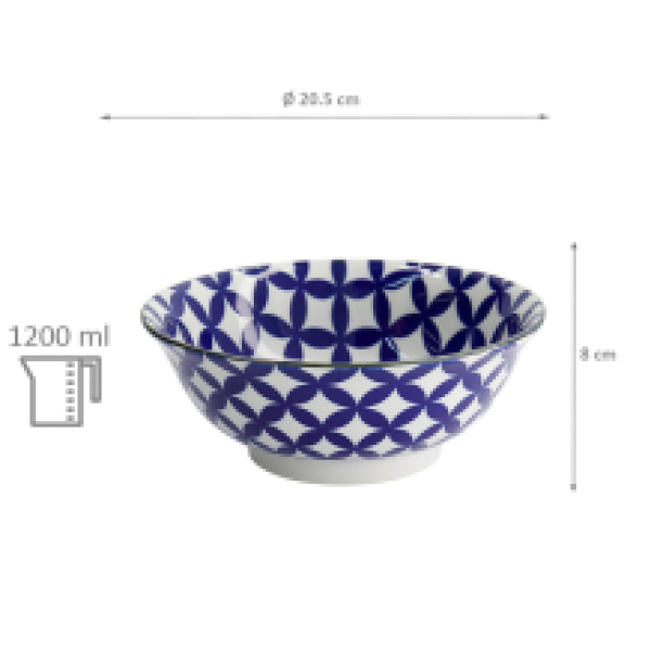 Noodle Bowl Kotobuki Mixed Bowl, Porcelain, Ø 20.3 cm, Item No. 16870