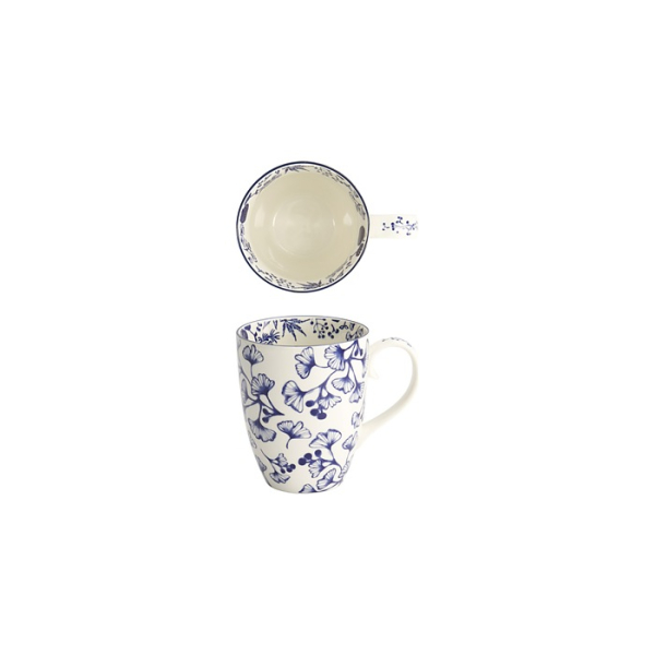 Mug Flora Japonica Gingko Blue, Porcelain, 380 ml