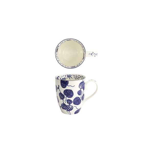Tasse Flora Japonica Ivy Blau, Porzellan, 380 ml