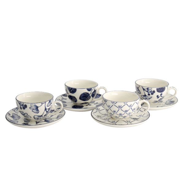 4 pcs Mug Set with saucers at Tokyo Design Studio (picture 2 of 6)