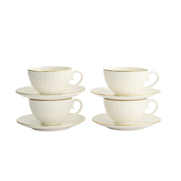 4 pcs Mug Set with saucers at Tokyo Design Studio (picture 13 of 14)