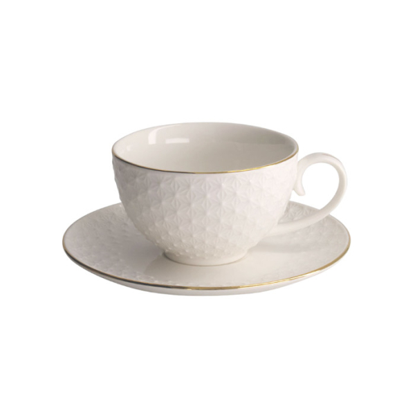 Nippon White 4 Tassen Set mit Untertassen bei Tokyo Design Studio (Bild 5 von 14)