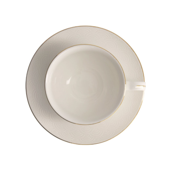Nippon White 4 Tassen Set mit Untertassen bei Tokyo Design Studio (Bild 9 von 14)