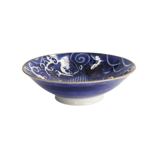 Schale Japonism Carp Blau, Porzellan, 1,6 L, Art.-Nr. 17108
