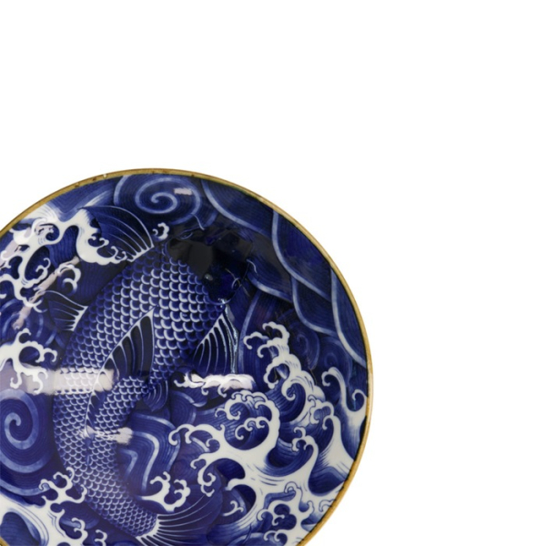 Schale Japonism Carp Blau, Porzellan, 1,6 L, Art.-Nr. 17108