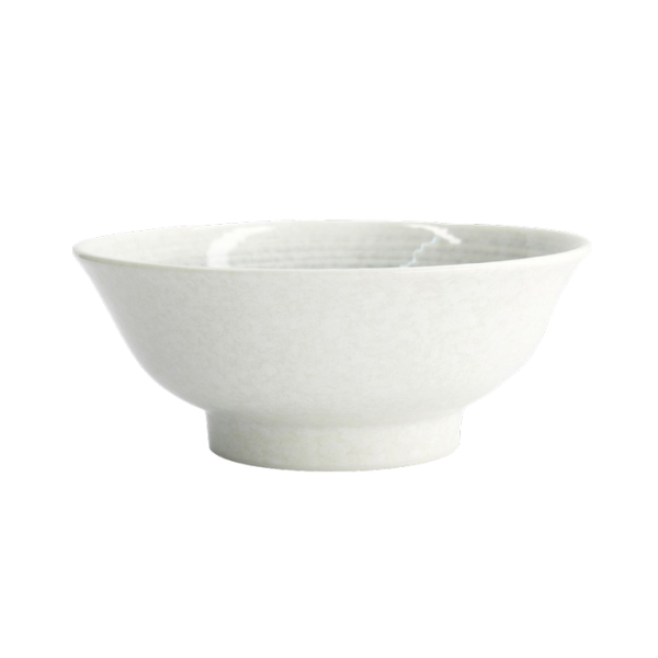 TDS, Ramen Schale, Mixed Bowls, Masamura Seikaiha White, Ø 21,3 x 8,7 cm 1250 ml - Art Nr. 17436