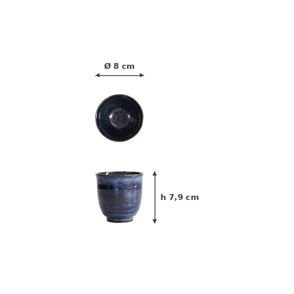 Teebecher Cobalt Blue, Porzellan, 200 ml, Art.-Nr. 17458