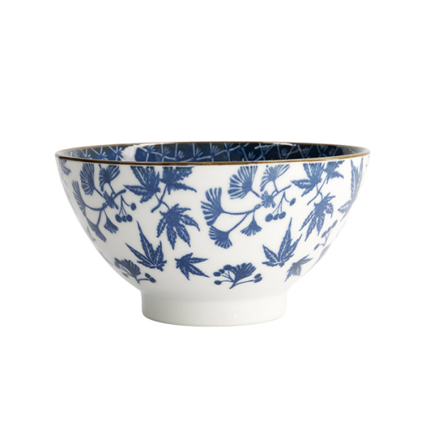 TDS, Bowl, Flora Japonica, Gingko , Ø 17.8 x 9 cm - Item No: 17590