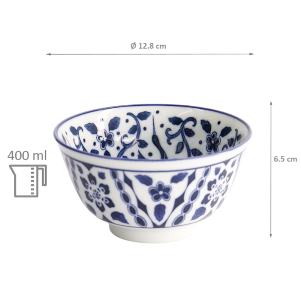 TDS, Schale, Tokyo Blue, Mixed Bowls, Maizuru, Ø 12,8 x 6,5 cm, 400 ml , Art.-Nr. 17761