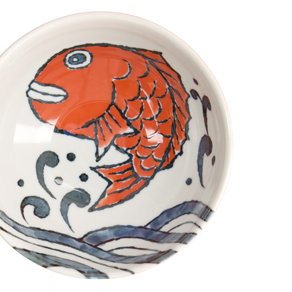 TDS, Nudel-Schale, Seafood, Ø 19 x 8,5 cm, 1200ml, Snapper, Rot - Art Nr. 17791