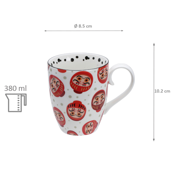 Kawaii Daruma Tasse in Geschenkbox bei Tokyo Design Studio (Bild 3 von 3)