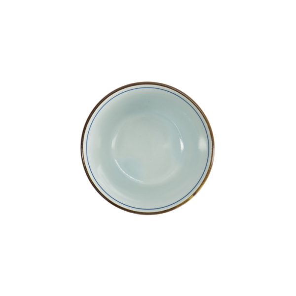 TDS, Gerade Becher, Japan Aisomon, Ø 8,3 x 6,5 cm 180 ml, Blau/Weiß, Art.-Nr. 17842