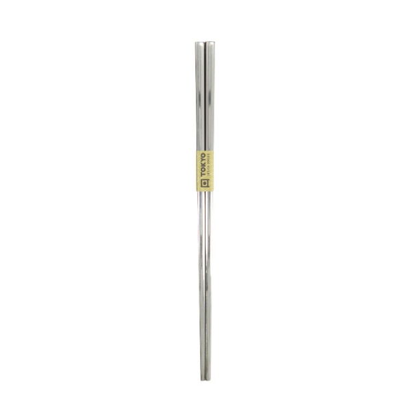 TDS, Chopsticks, Stainless Steel, Grey, 1 pair, 23 cm, Item No. 17925
